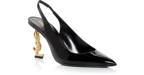 ysl sling back shoes|ysl slingback pumps.